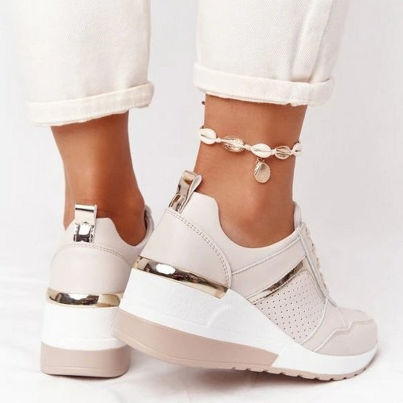 Low-Profile Women's Trainers with Cushioned Footbed