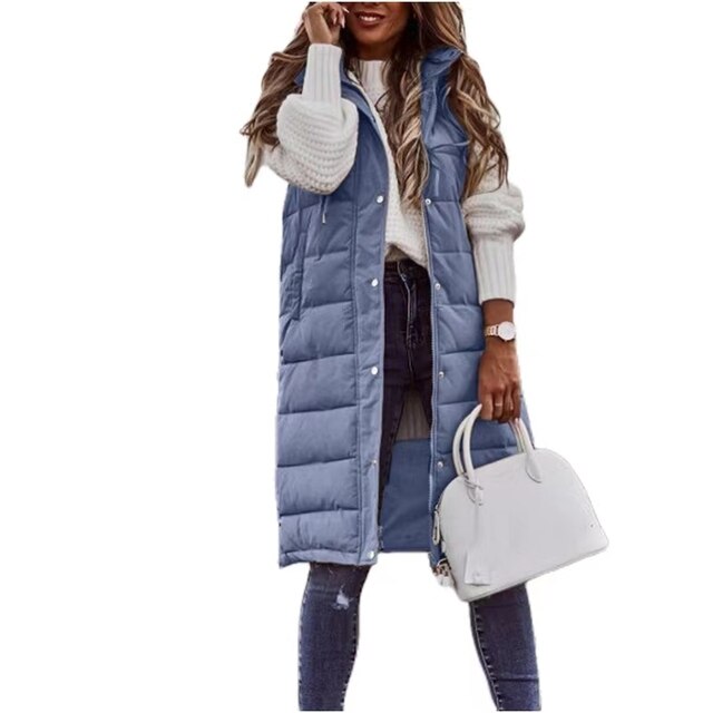 Sleeveless Padded Gilet with Cosy Quilted Fill