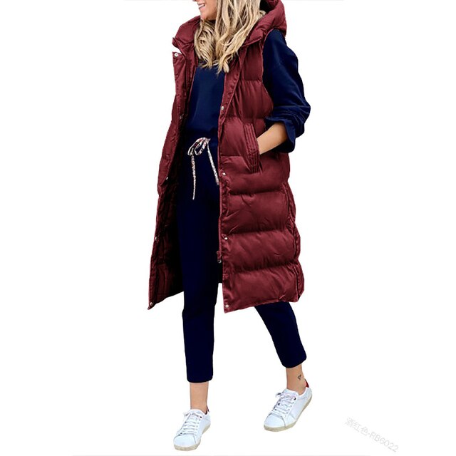 Sleeveless Padded Gilet with Cosy Quilted Fill