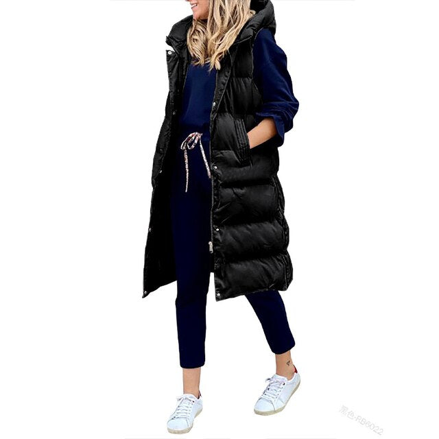 Sleeveless Padded Gilet with Cosy Quilted Fill