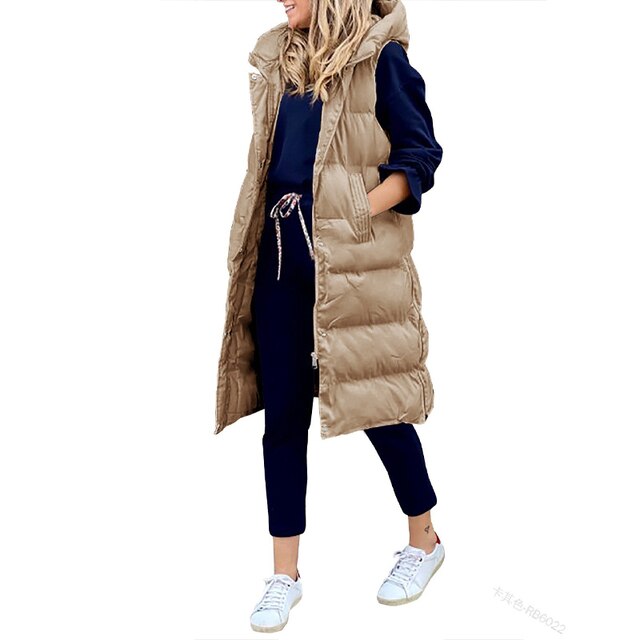 Sleeveless Padded Gilet with Cosy Quilted Fill
