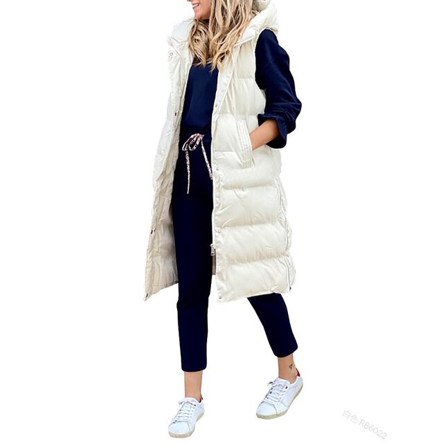 Sleeveless Padded Gilet with Cosy Quilted Fill