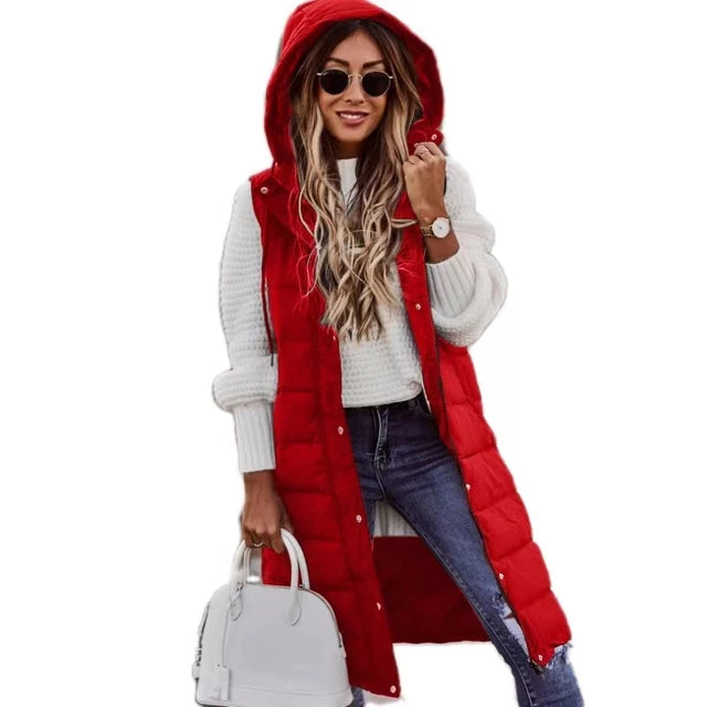 Sleeveless Padded Gilet with Cosy Quilted Fill