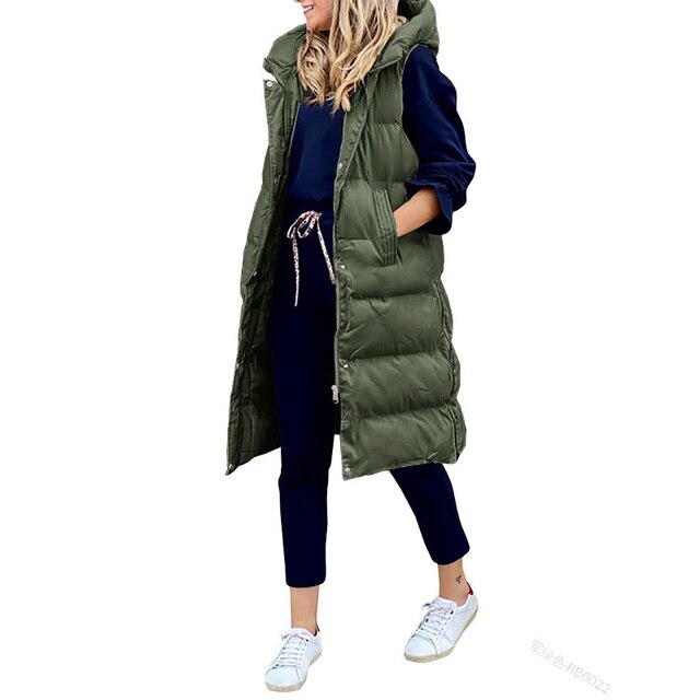 Sleeveless Padded Gilet with Cosy Quilted Fill