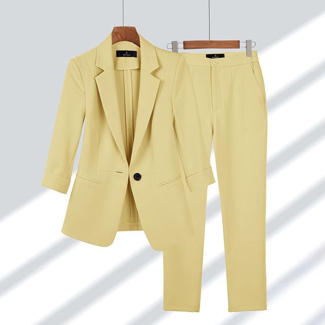 Tailored Blazer and Trouser Set for Women