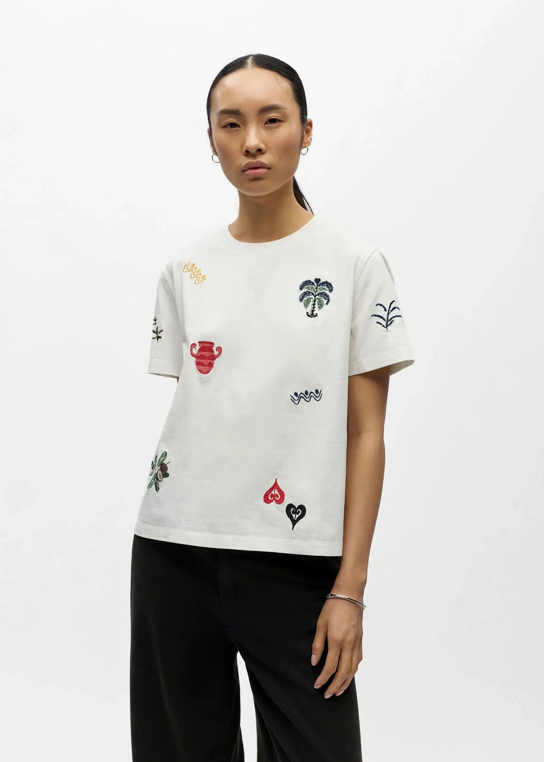 Embroidered T-Shirt for Women