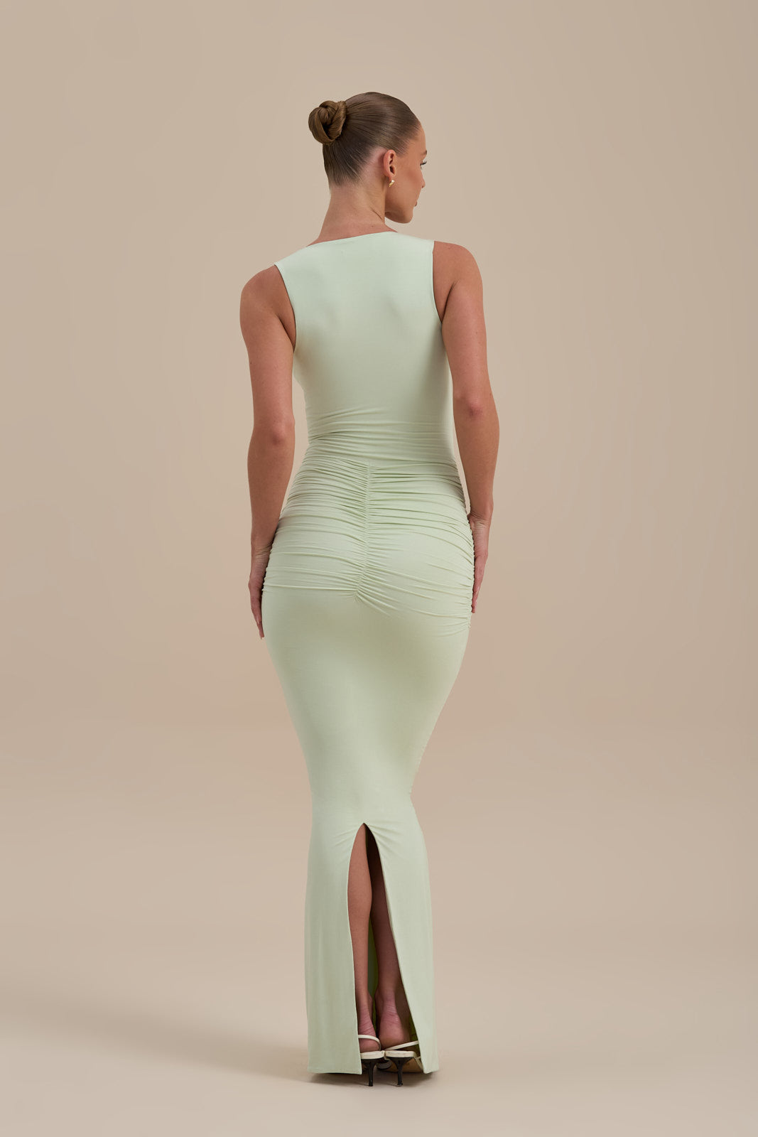 TATE SLEEVELESS MAXI DRESS | MINT — gallery