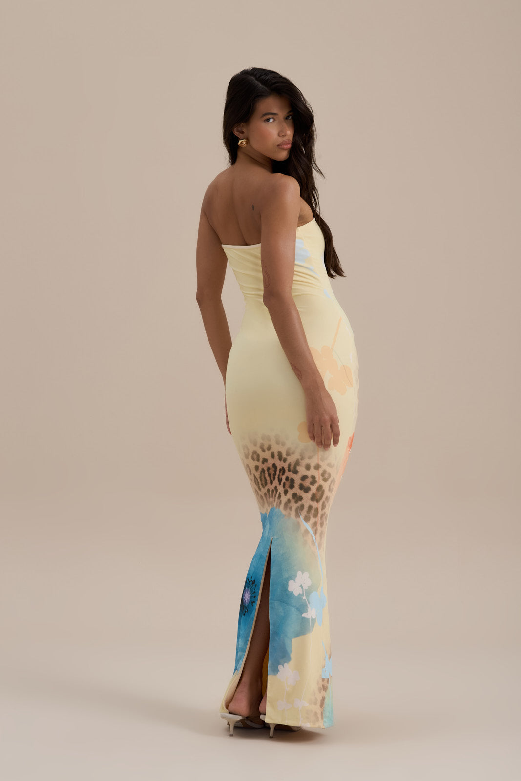 BONITA BANDEAU MAXI DRESS | SUMMER PRINT — gallery
