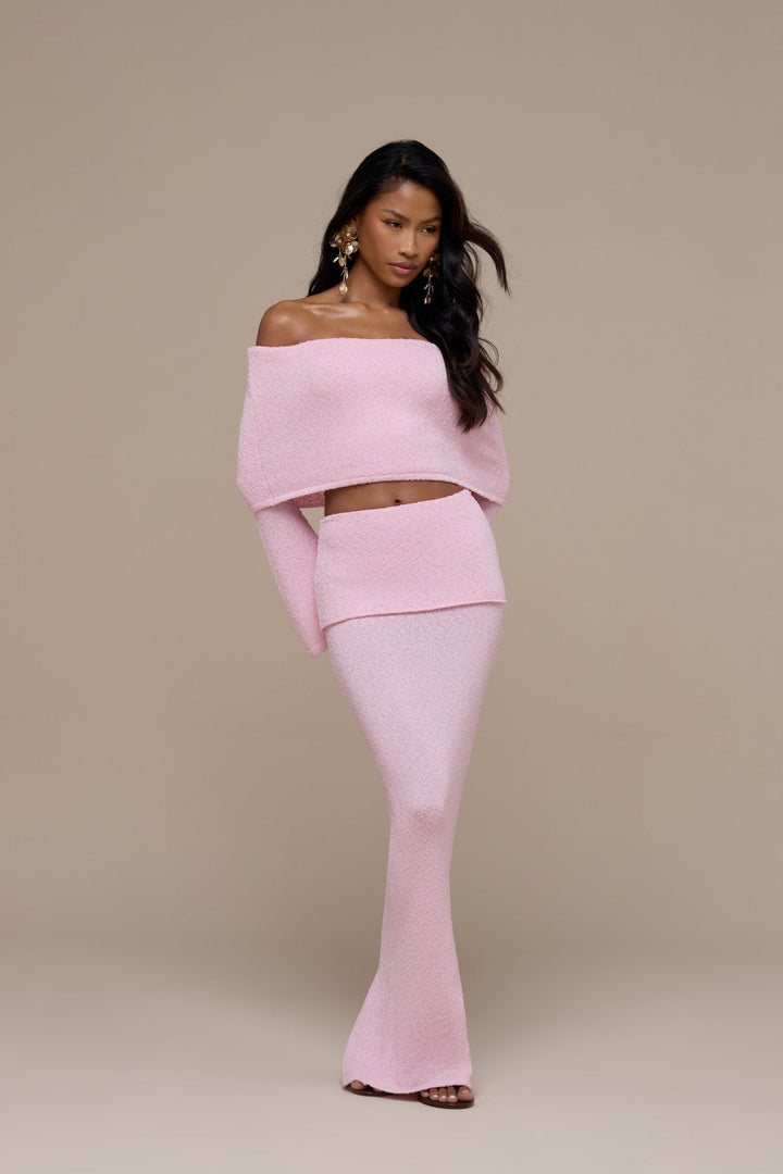 Yasmin Boucle Maxi Skirt for Women - gallery
