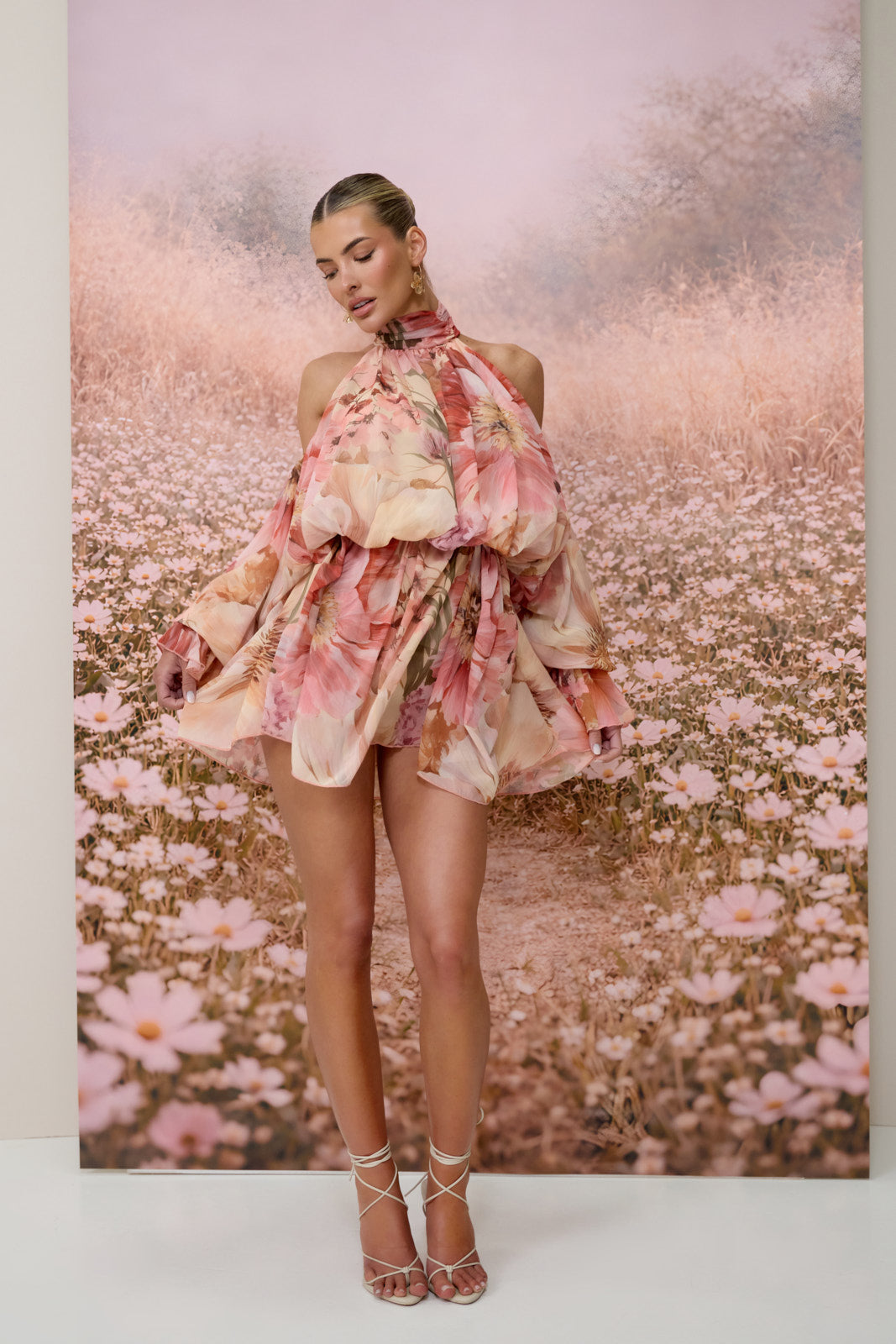 Una Halter Neck Mini Dress for Women - gallery