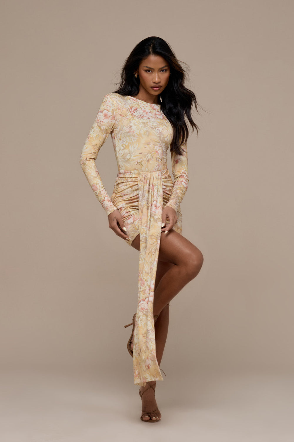 Nara Drape Mini Skirt for Women - gallery