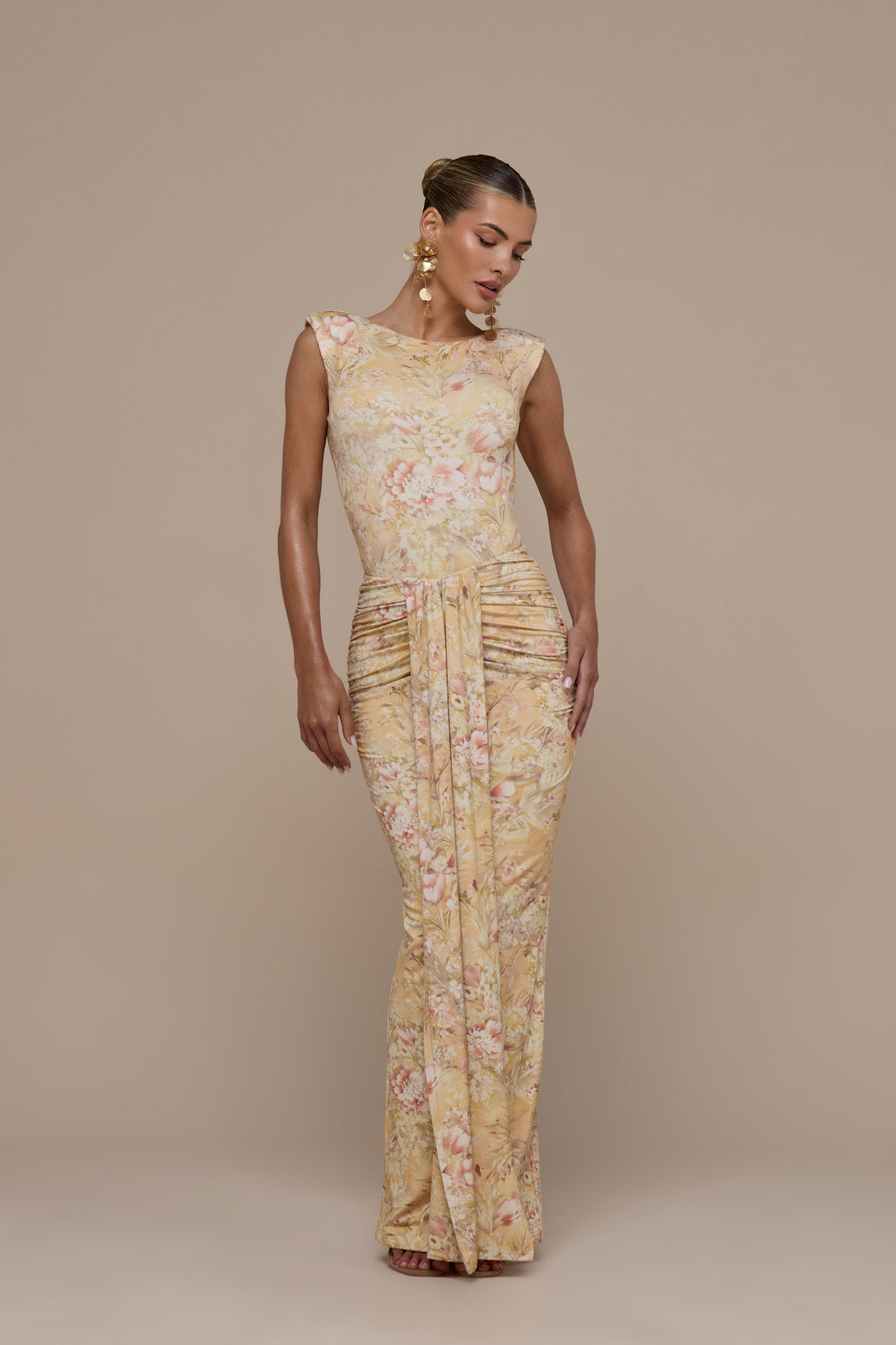 Nara Drape Maxi Skirt for Women - gallery