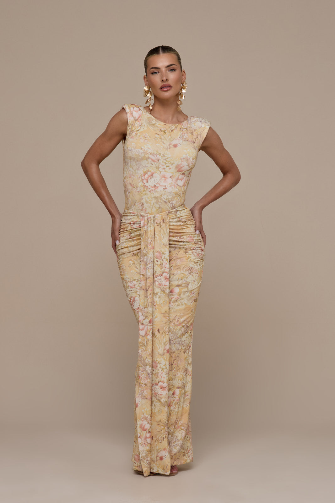 Nara Drape Maxi Skirt for Women - gallery
