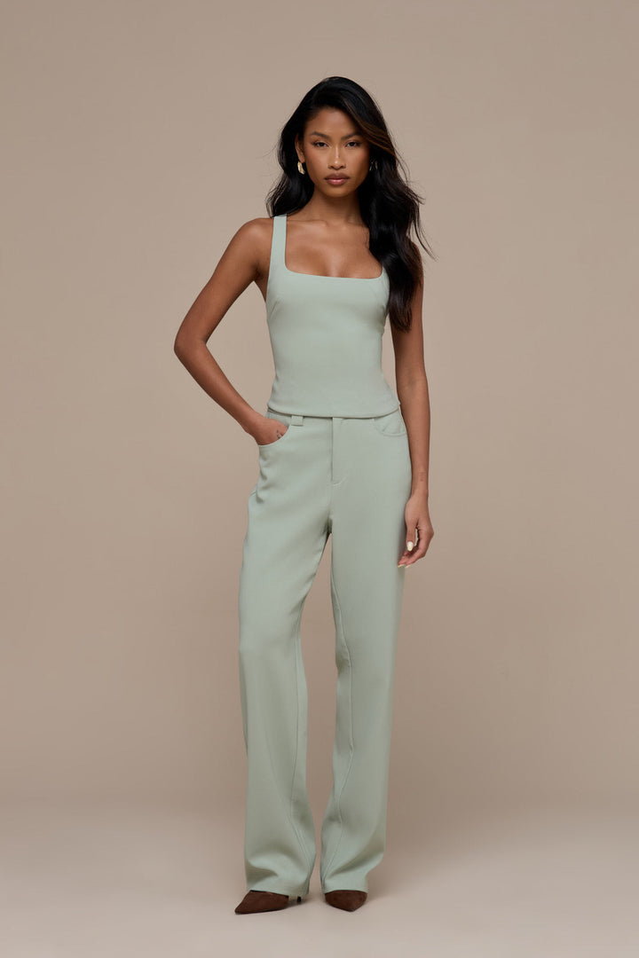 Olivia Square Neck Crop Top for Women - gallery
