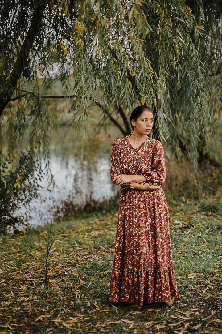 Printed Maxi Dress for Women - gallery