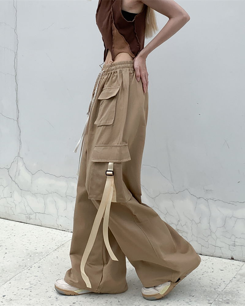 Baggy Cargo Pants Trousers for Women - gallery