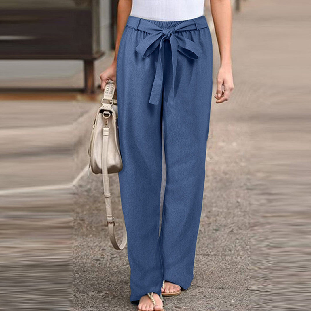 Tailored Wide-Leg Trousers with Deep Side Pockets
