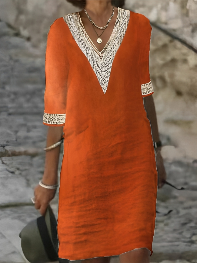 Women's Relaxed-Fit Cotton Dress for Everyday Wear