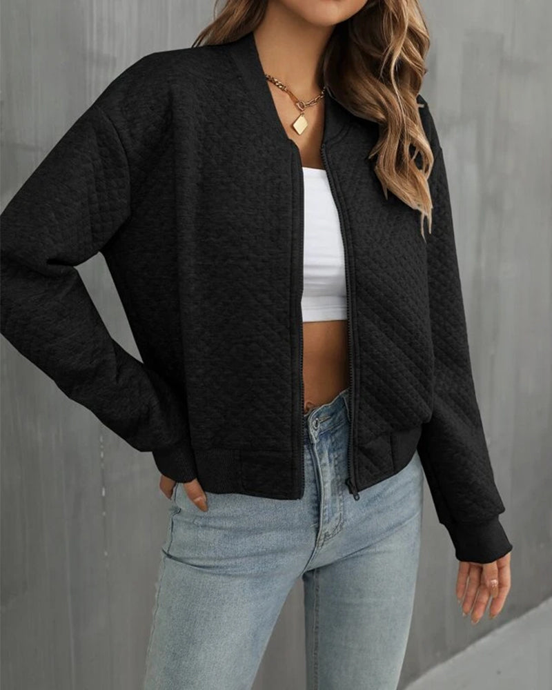 Madilyn Bomber Jacket - Relaxed Fit Outerwear for Women