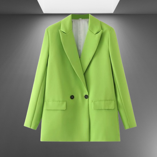 Double-Breasted Blazer for Women - Tailored Professional Fit