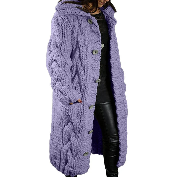 Wilma Soft and Chunky Knit Cardigan - Relaxed Fit for Women
