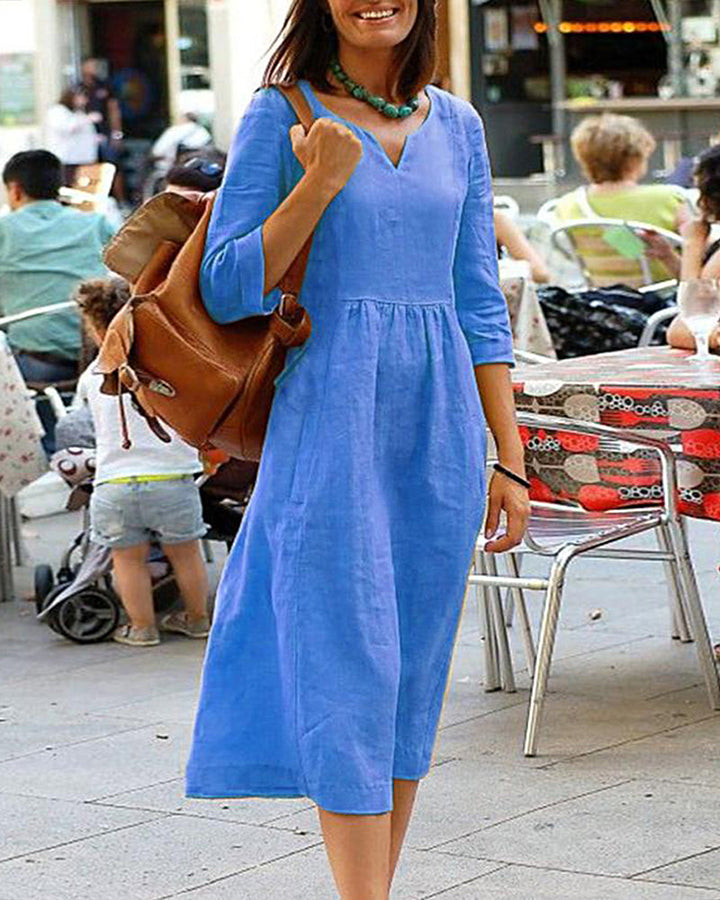 Longline Tunic Dress in a Relaxed, Lightweight Cut