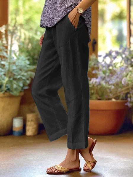 Lightweight Wide-Leg Trousers for Summer