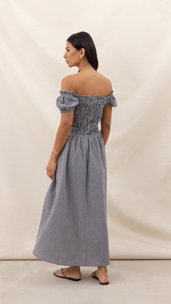 Mika Gingham Print Dress for Women - gallery