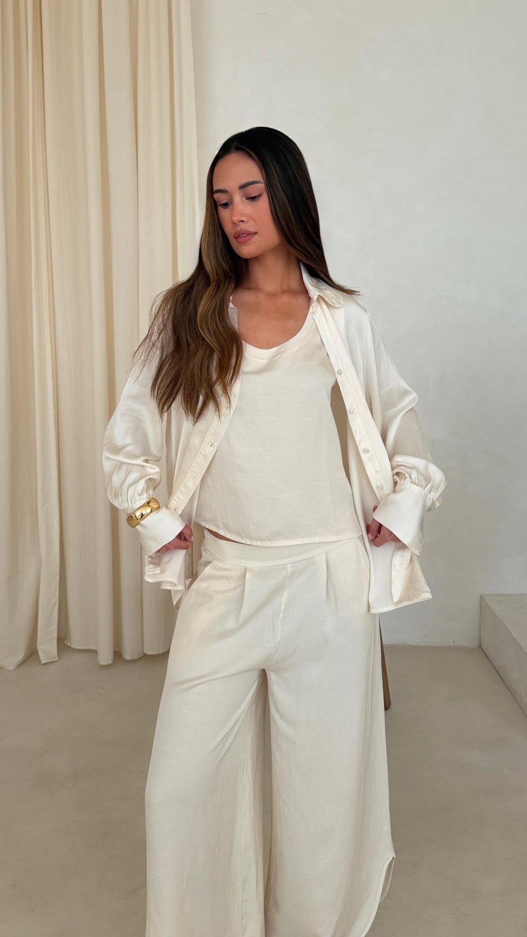 Freya Linen Top for Women - gallery