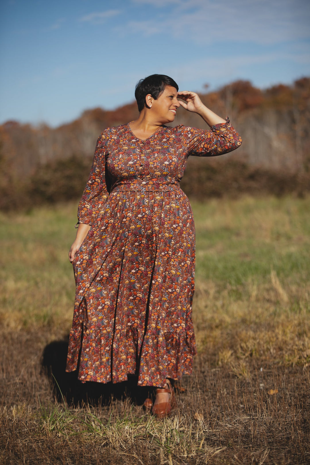 Printed Maxi Dress for Women - gallery