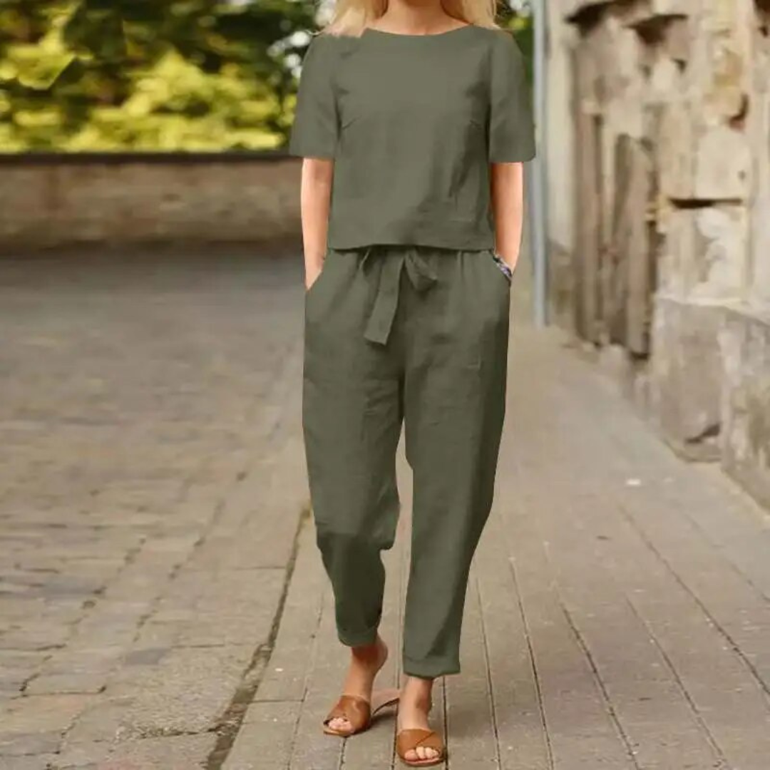 Easy-Fit Co-ord Set in a Relaxed Spring and Summer Cut