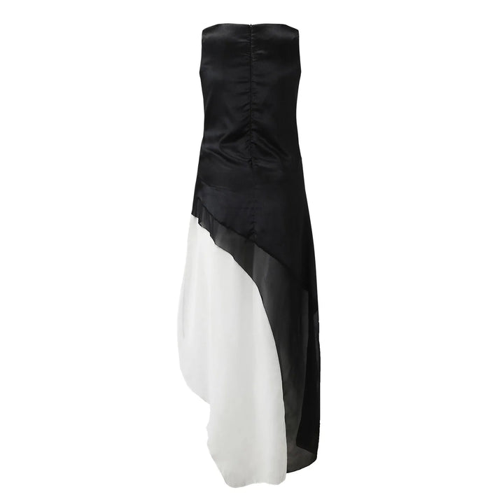 Ombre Layered Dress with Flowing Tiered Skirt