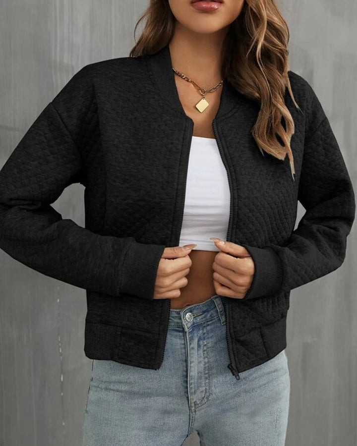 Madilyn Bomber Jacket - Relaxed Fit Outerwear for Women