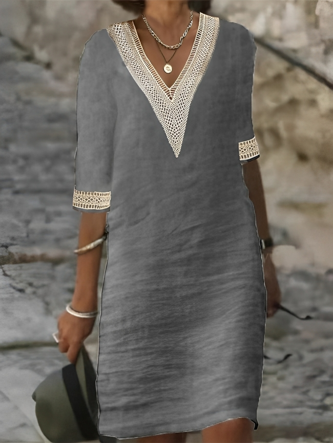 Women's Relaxed-Fit Cotton Dress for Everyday Wear