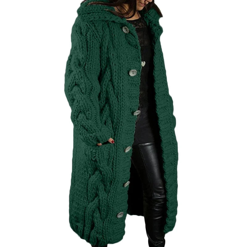 Wilma Soft and Chunky Knit Cardigan - Relaxed Fit for Women