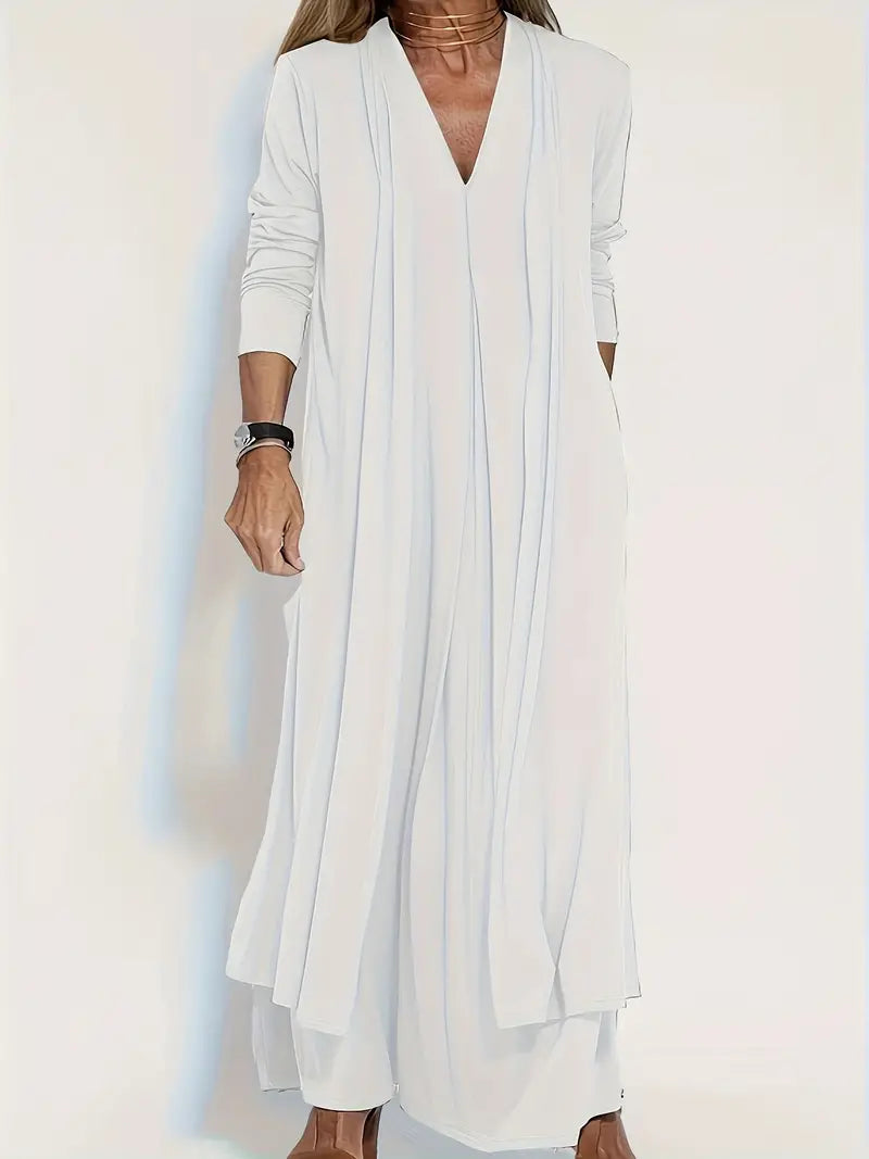Lightweight Woven-Print Summer Dress with Flared Hem