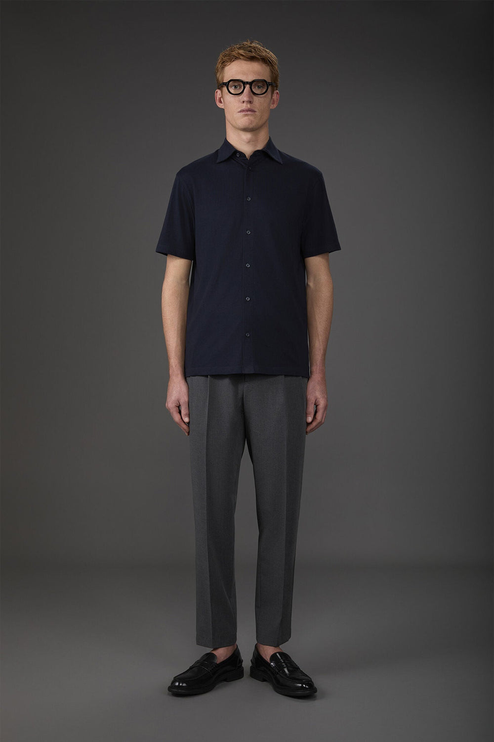Short-Sleeve Cotton Jersey Polo Shirt for Men — gallery