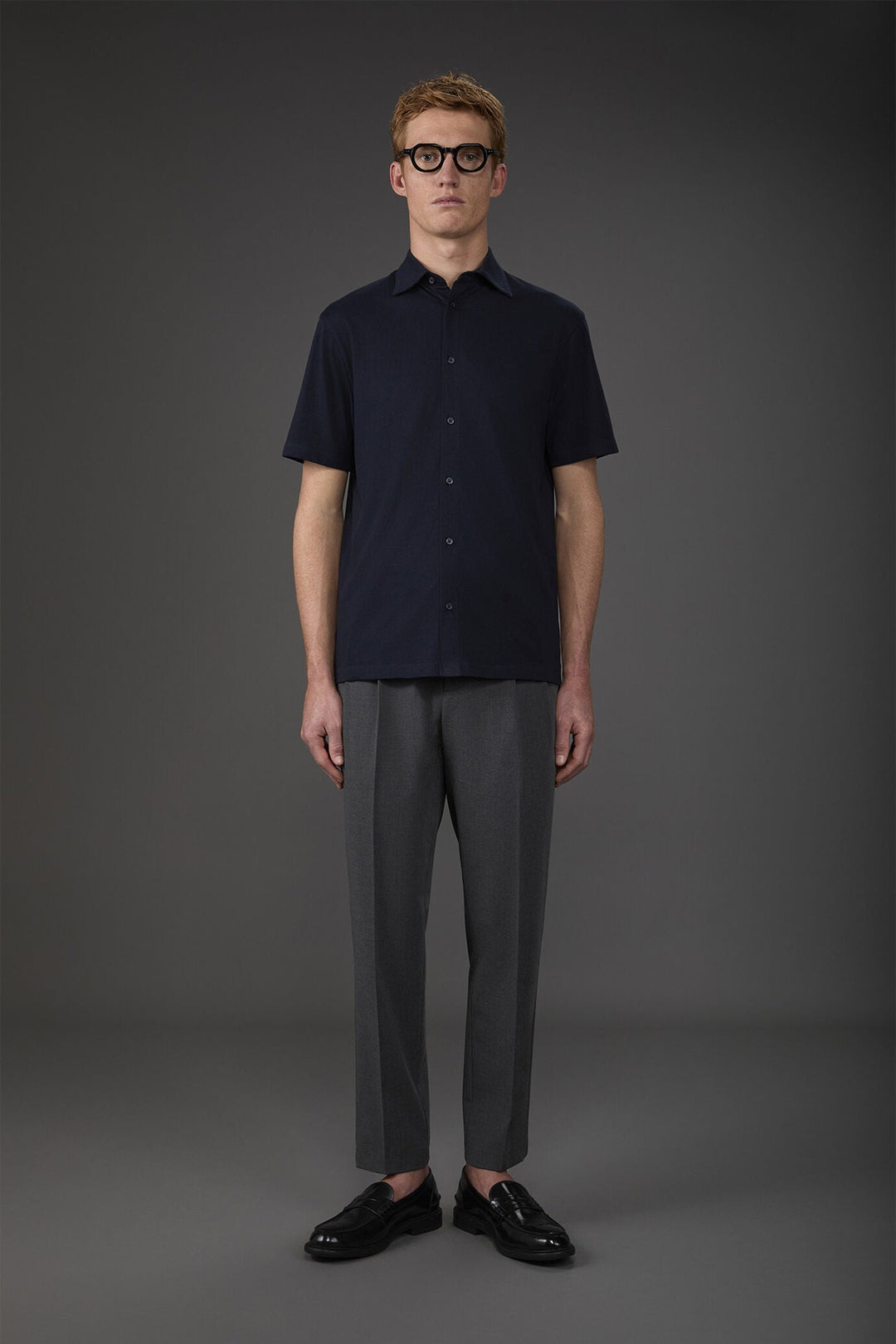 Short-Sleeve Cotton Jersey Polo Shirt for Men — gallery