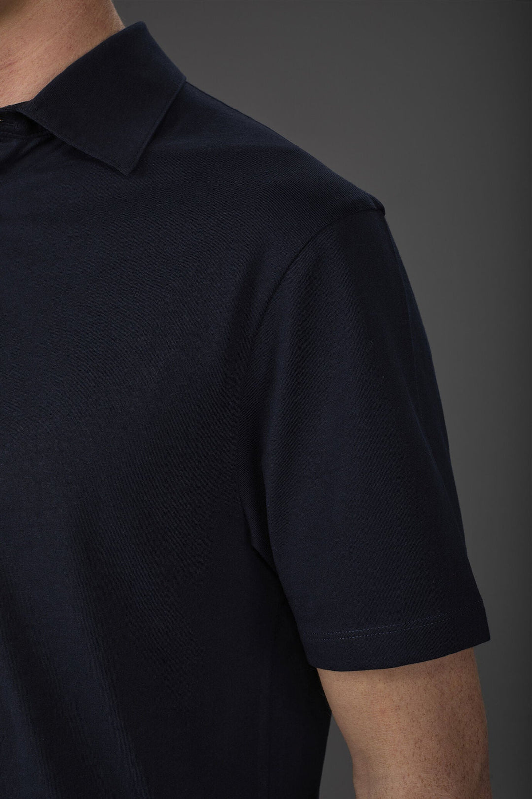 Short-Sleeve Cotton Jersey Polo Shirt for Men — gallery