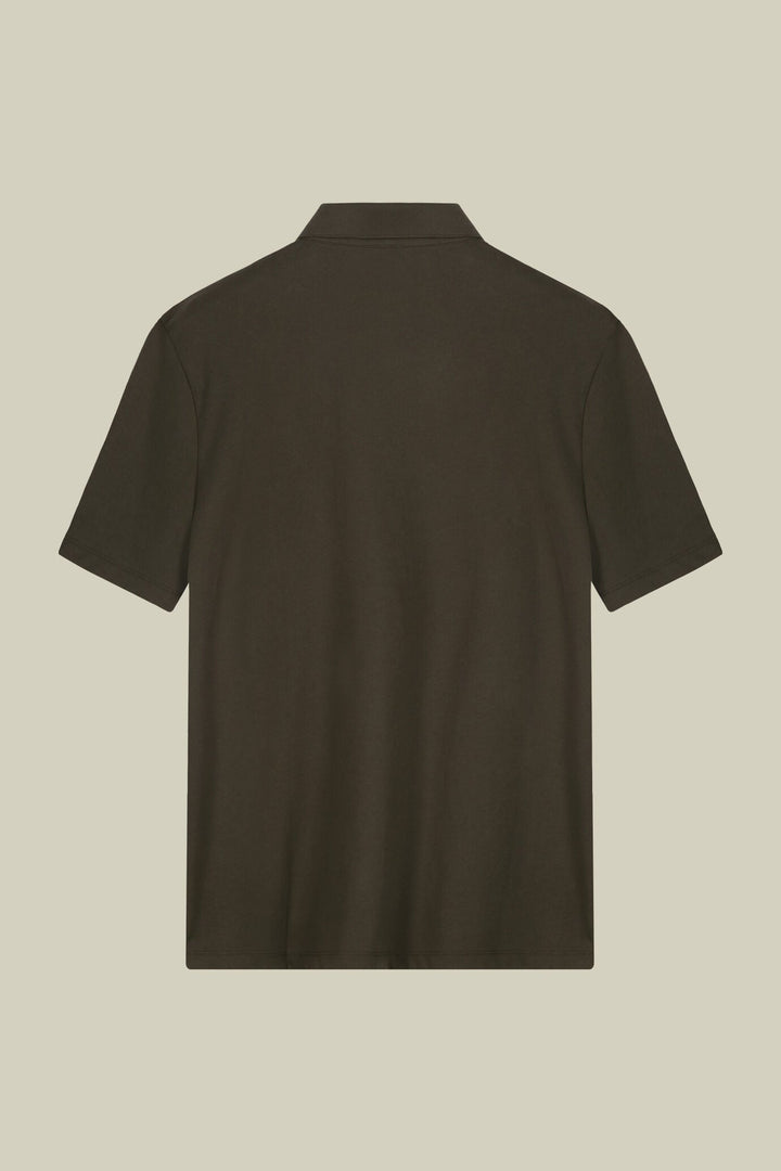 Short-Sleeve Cotton Jersey Polo Shirt for Men — gallery