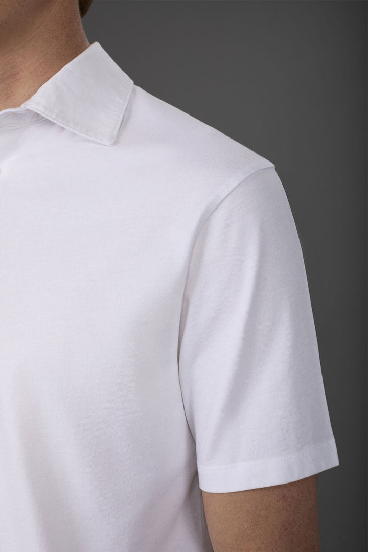 Short-Sleeve Cotton Jersey Polo Shirt for Men — gallery