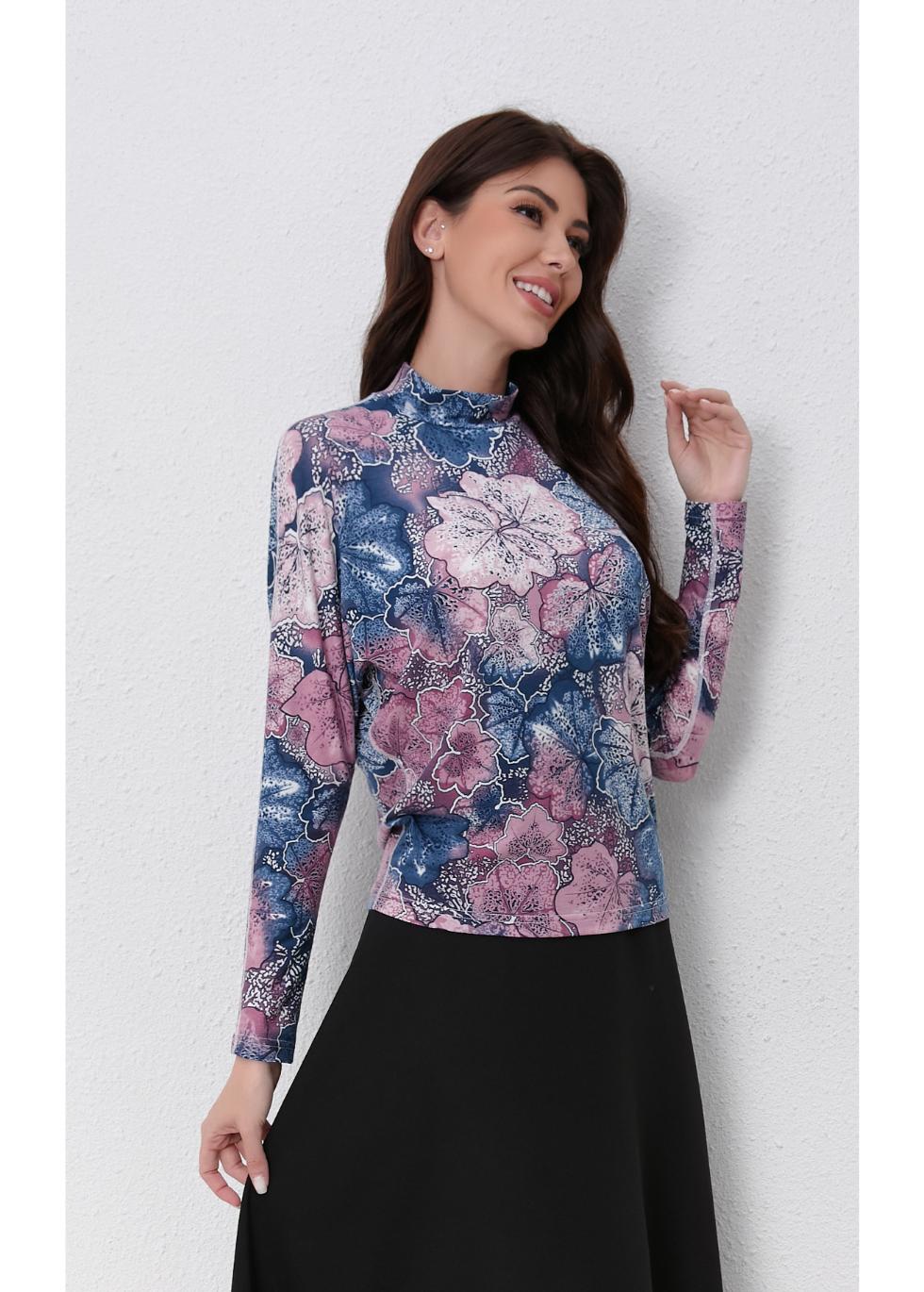 Blush Breeze Floral Top for Women - gallery
