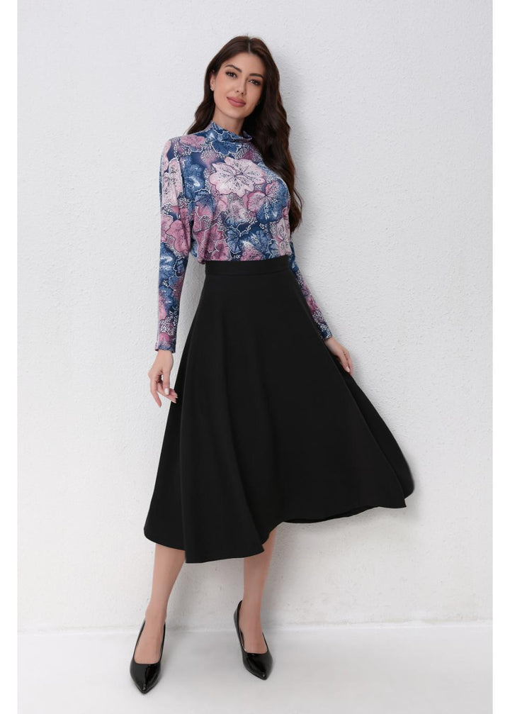Blush Breeze Floral Top for Women - gallery