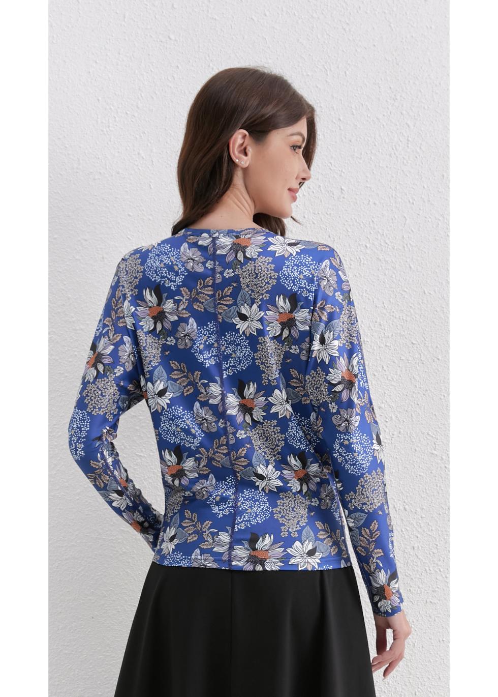 Sapphire Bloom Blouse for Women - gallery