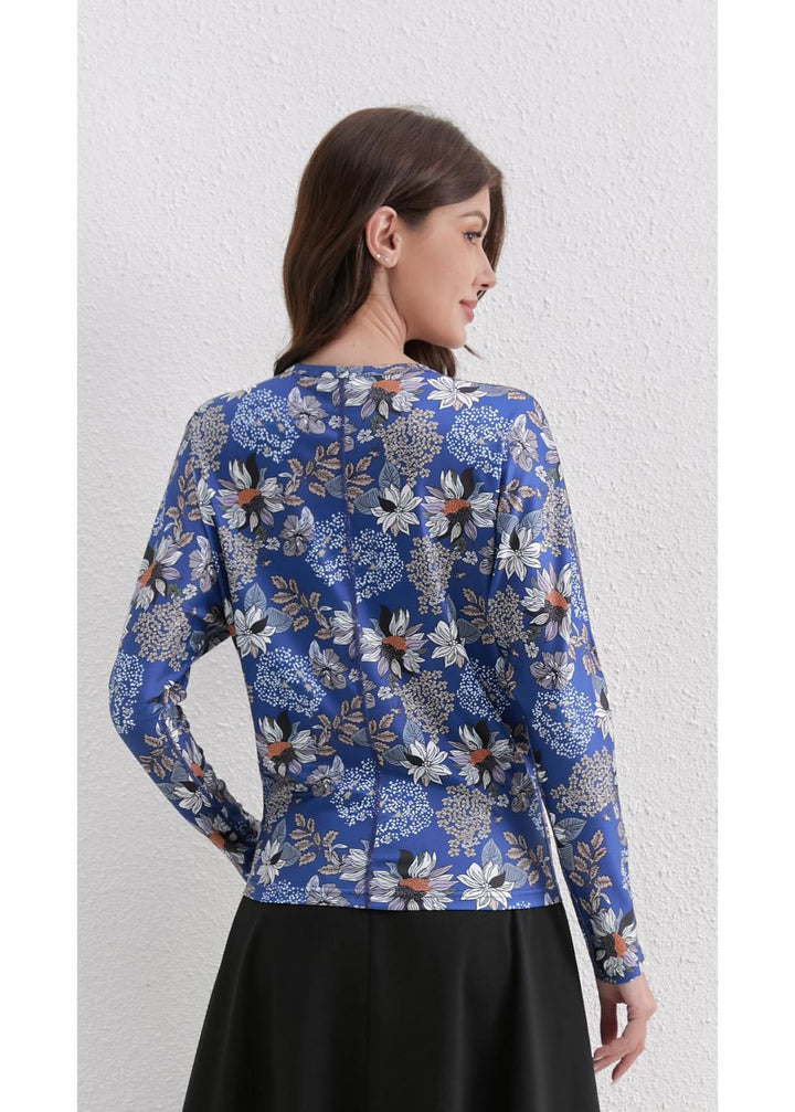 Sapphire Bloom Blouse for Women - gallery
