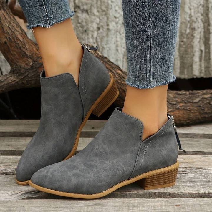 Women's Ankle Boots with Reinforced Ankle Support