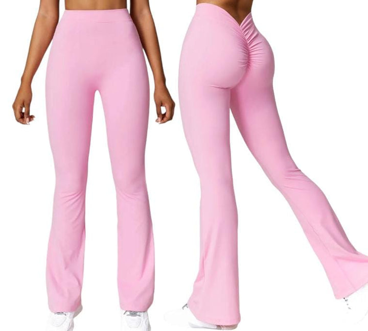 Legging Flared V Back Push Up Leggings for Women - gallery