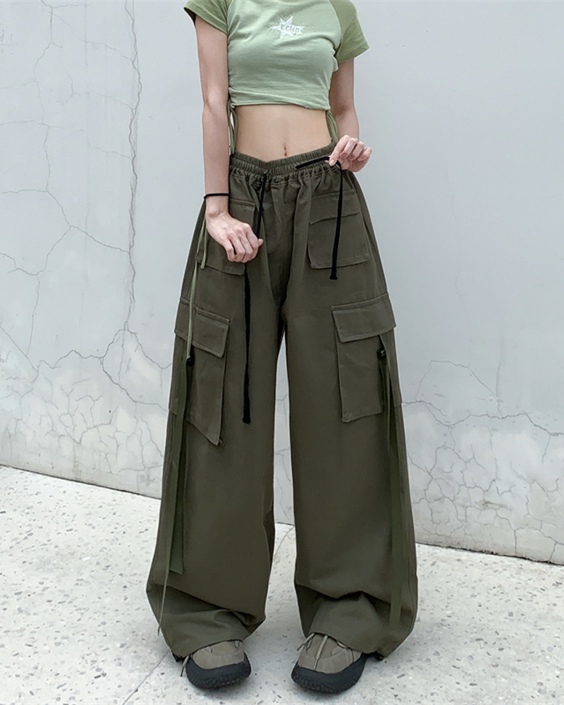 Baggy Cargo Pants Trousers for Women - gallery