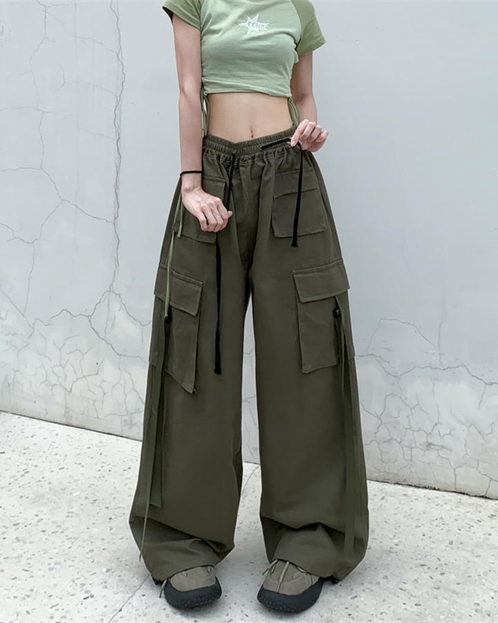 Baggy Cargo Pants Trousers for Women - gallery