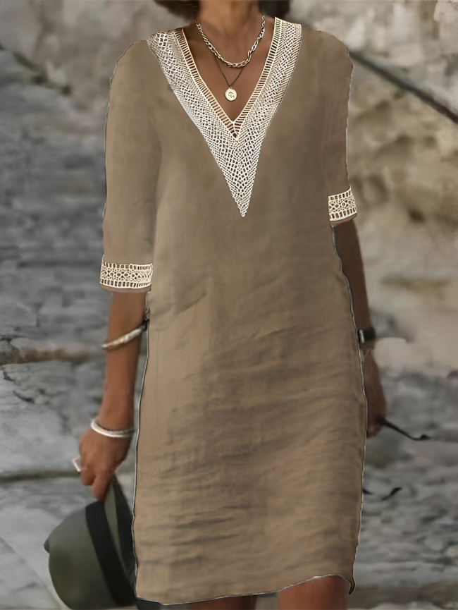Women's Relaxed-Fit Cotton Dress for Everyday Wear